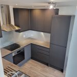 Dark grey kitchen installation in Bideford